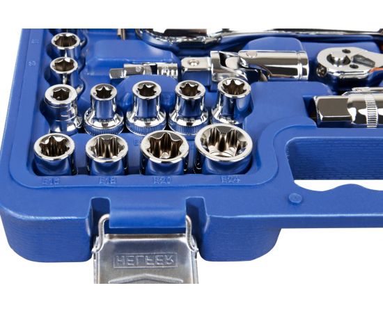 Набор инструмента 1/2 Dr и 1/4 Dr 108 предметов HELFER HF000012 – изображение 4