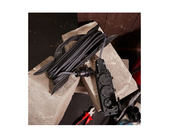 Удлинитель на рамке REXANT КГ 3х1.5, 10 м, 3 гнезда, морозостойкий, с/з, 16 А, 3500 Вт, IP44 11-7080 – изображение 4