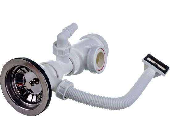 Сифон для мойки Alca Plast A447P - DN50/40 с нержавеющей решеткой 00029120 – изображение 4