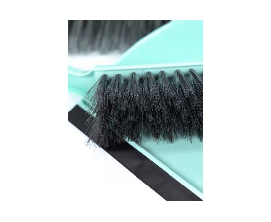 Набор для сухой уборки InLoran совок+щетка+метла, щетка с длинной ручкой 110см, мятный MSO-108TF – изображение 5