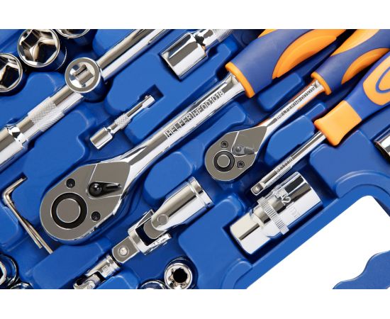 Набор инструмента 1/2 Dr и 1/4 Dr 108 предметов HELFER HF000012 – изображение 5