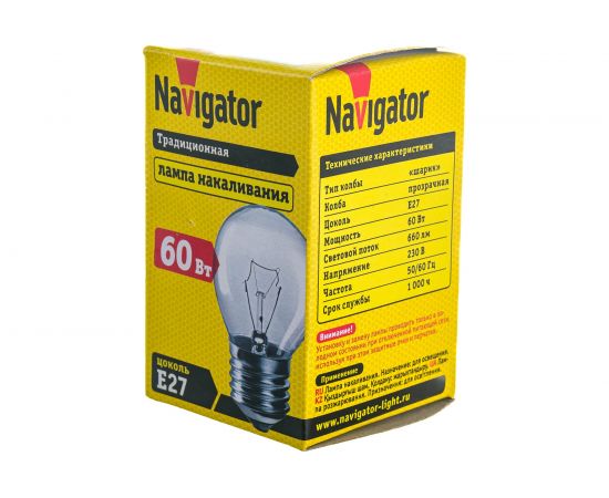 Лампа Navigator ДШ 60вт Р45, 230в. Е27 Navigator 16618 – изображение 6