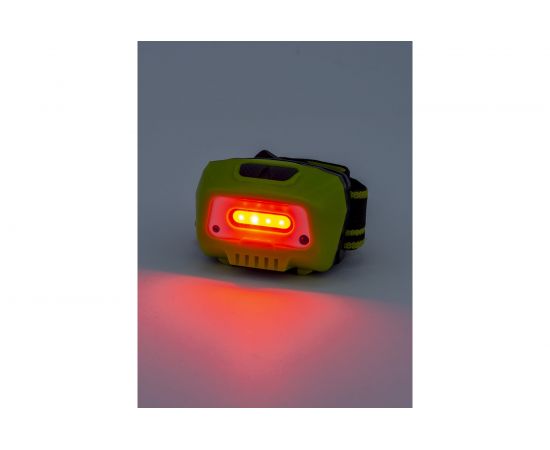 Налобный фонарь ЯРКИЙ ЛУЧ LH-300 ACCU Red COB 100/300лм+2режима красный диод, сенсор включения, Li-Ion 1200mA 4606400106364 – изображение 6