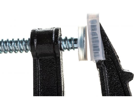 F-образная струбцина 80 x 300 мм, деревянная рукоятка КОБАЛЬТ 917-101 – изображение 6