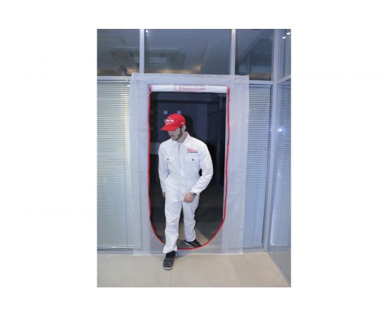 Временная пленочная дверь 120х220 см с молнией типа U вариант 2А СТОП-ПЫЛЬ 201805 – изображение 7