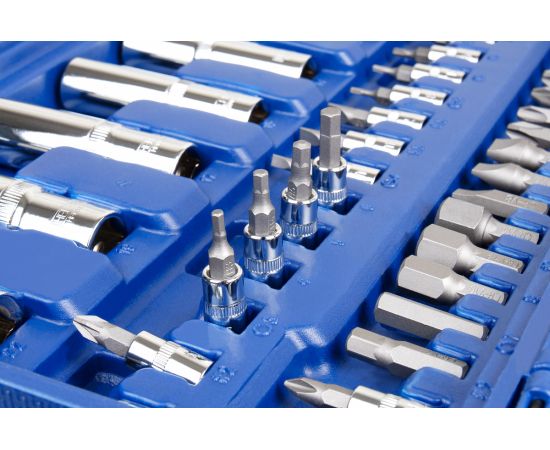 Набор инструмента 1/2 Dr и 1/4 Dr 108 предметов HELFER HF000012 – изображение 7