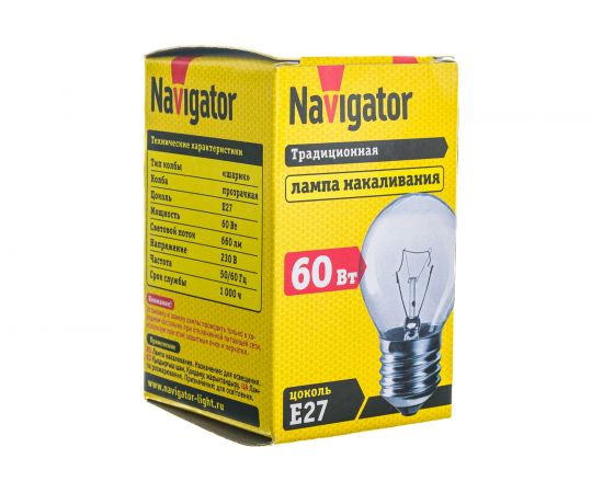 Лампа Navigator ДШ 60вт Р45, 230в. Е27 Navigator 16618 – изображение 7