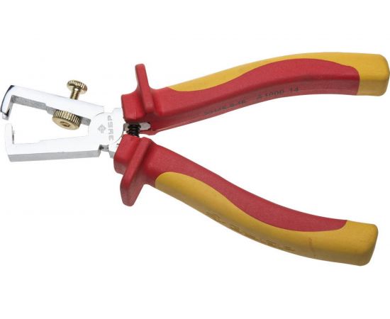 Диэлектрические пассатижи для зачистки проводов до1000В, 180мм Зубр ЭКСПЕРТ ЭЛЕКТРОМОНТАЖНИК 22145-9-16 