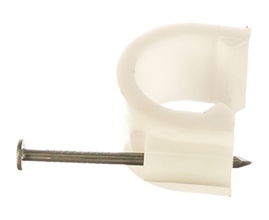 Скоба для кабеля, круглая А 12мм, 30шт - пакет Tech-Krep 103652 