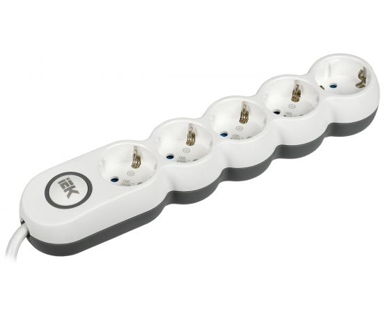 Удлинитель IEK, У05В 5 мест 2P+PE/1,5м 3х1,5мм2 16А/250В UNO WYP53-16-05-D15-ZK 