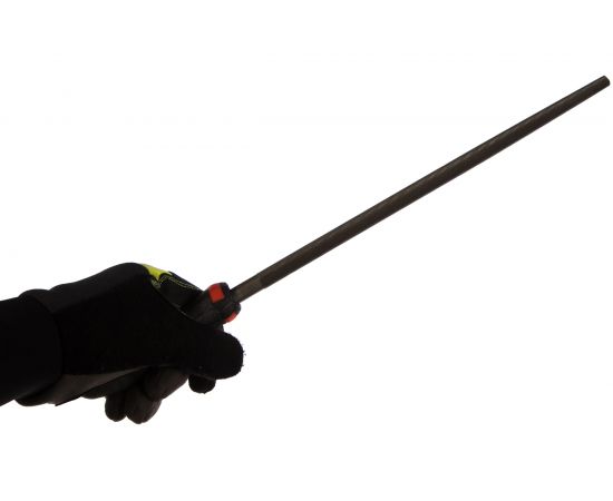 Круглый напильник с ручкой PVC (300 мм, насечка №3 мелкая) BAUM 3743300 