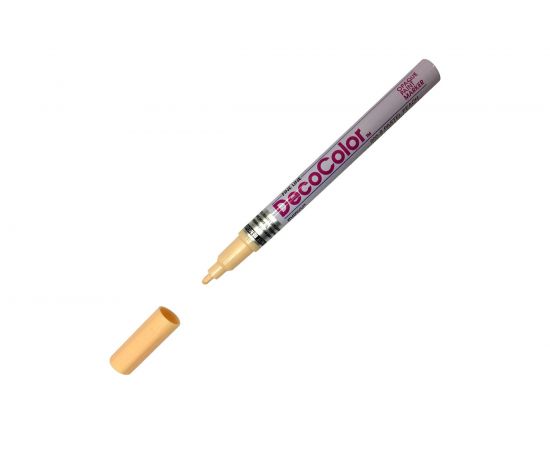 Лаковый маркер MARVY UCHIDA с круглым наконечником 1-2мм персиковый PASTEL PEACH MAR200/77 