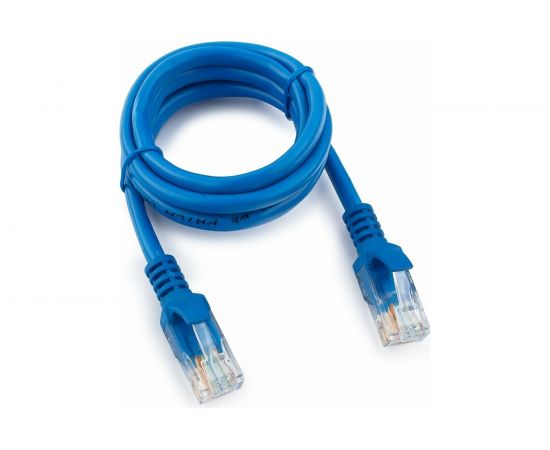 Патч-корд Cablexpert UTP PP12-1M/B кат.5e, 1м, литой, многожильный синий PP12-1M/B 