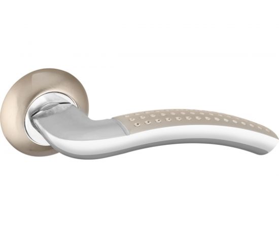 Раздельная ручка PUNTO LOGICA TL SN/CP-3 матовый никель/хром 105 мм 37665 