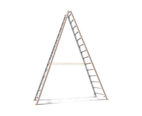 Стремянка Эйфель Комфорт-Профи 214 