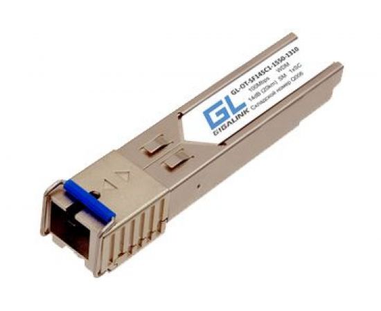 Модуль SFP GIGALINK WDM, 100/155 Мбит/c, одно волокно SM, SC GL-OT-SF14SC1-1550-1310 