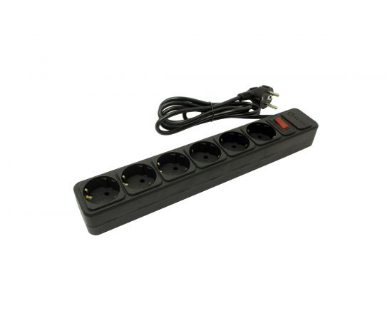 Сетевой фильтр 5bites 1.8 м, 6 розеток, черный SP6B-118 
