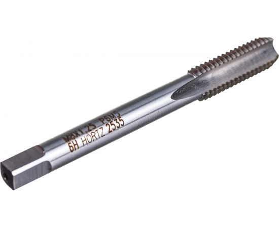 Метчик М 8x1,25 м/р комплект 2 шт. Р6М5 HORTZ 203868 – изображение 2