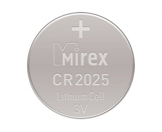 Батарея Mirex, литиевая CR2025 3V 2 шт ecopack 23702-CR2025-E2 – изображение 2