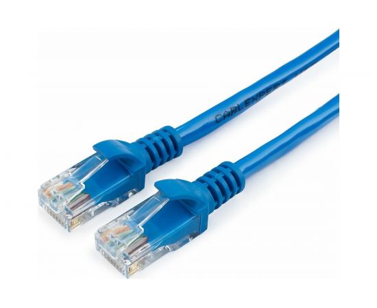 Патч-корд Cablexpert UTP PP12-1M/B кат.5e, 1м, литой, многожильный синий PP12-1M/B – изображение 2