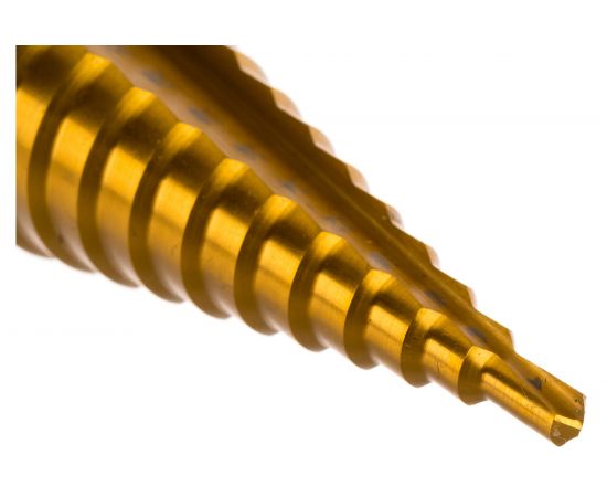 Сверло ступенчатое по металлу (15 ступеней, 4-32 мм; HSS) Makita D-40135 – изображение 2