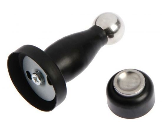 Дверной упор LOCKLAND магнитный, цвет черный 6869934 – изображение 2