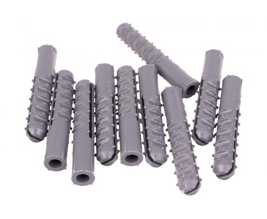 Дюбель распорный ""ЕЖИК"" полипропиленовый 500 шт. (10х60 мм; ТФ0) ЗУБР 4-301060-10-060 – изображение 2