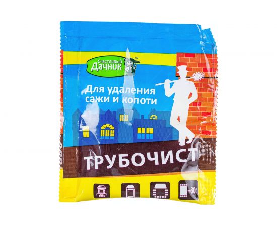 Средство для устранения сажи и копоти ТРУБОЧИСТ 30 гр Счастливый дачник СЧКТ30 – изображение 2
