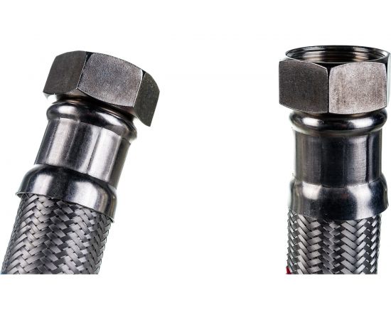 Подводка для воды TР-сантехника Гигант, нержавеющая сталь, 60 см, в/в 1 26463 – изображение 2