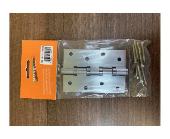 Латунная петля MORELLI цвет-мат.хром MBU 100X70X3-4BB SC 9010231 – изображение 3