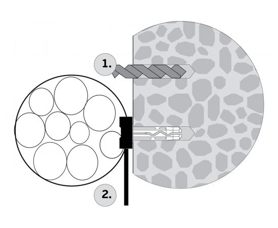 Ремешок для труб и кабеля ЕВРОПАРТНЕР PRNT 32-63 серый 10шт. 3 0027 9 – изображение 3