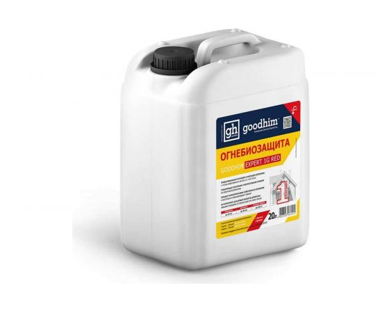 Огнебиозащита GOODHIM EXPERT 1G RED 1 группы высшая, 20 л 61511 – изображение 3