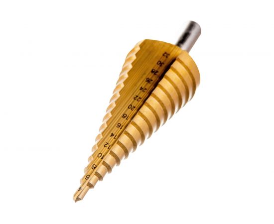 Сверло ступенчатое по металлу (15 ступеней, 4-32 мм; HSS) Makita D-40135 – изображение 4