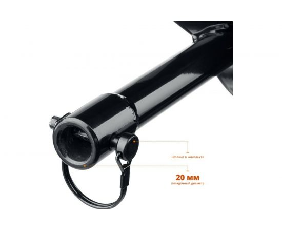 Шнек для мотобуров, мерзлый грунт, 200 мм, двухзаходный, Зубр 7052-20 – изображение 4