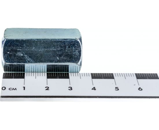 Переходная гайка Стройметиз М12 DIN 6334, цинк уп. 1 шт 3050071 – изображение 4