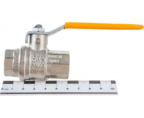 Шаровой кран для газа RUB 1/2 DN15 PN40, ВР-ВР, серия ROMA S.84, ручка S84D00 – изображение 4