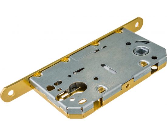 Межкомнатный замок под цилиндр Fuaro PLASTIC P85C-50 SG матовое золото 33629 – изображение 5