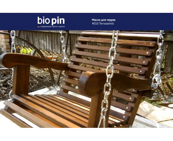 Масло для террас BIO PIN 4010 Terrassenol в цвете Майя 2 л 40105C103 – изображение 8