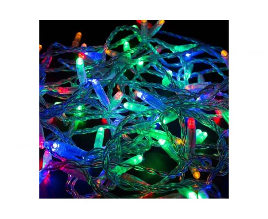 Светодиодная гирлянда NEON-NIGHT Нить 10м 100 LED, мультиколор, без комплекта подключения 305-189 