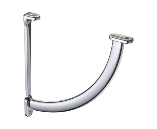 Металлический кронштейн полки Lemax prof Д190 Ш175 В15, хром MF-110 