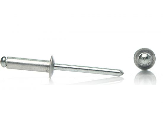 Вытяжная комбинированная заклепка DINFIX алюминий/оцинкованная сталь, 4,8x10, 50 шт. 00-00001550 