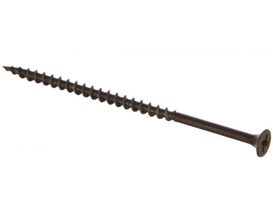 Саморез по дереву для ГКЛ Метизный двор 4,2x90, крупная резьба, оксидированный, 100 шт. 4690441017451 