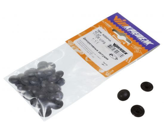 Декоративные заглушки VIPкрепеж коричневые, 42 шт. 11708 VIPS 