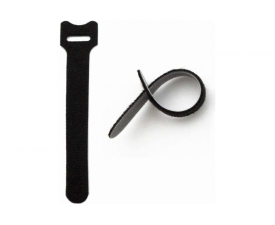 Хомут для кабеля Hyperline WASN-310-BK-10 липучка, 310x14 мм, черный, 10 штук 405340 