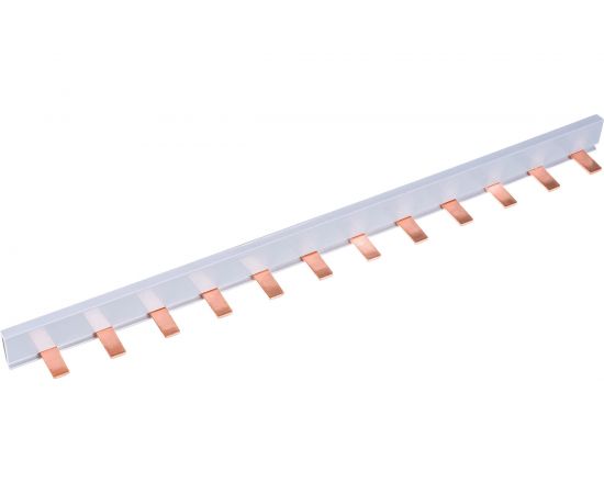 Соединительная шина типа PIN IEK, 12 штырей, 1Р, 63А, 22 см YNS21-1-063-22-12 