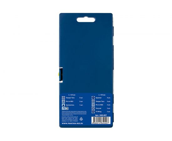 Набор бит Профи (25 шт) ПРАКТИКА 640-407 – изображение 2