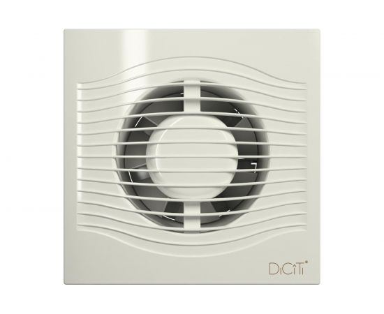 Осевой вытяжной вентилятор с обратным клапаном ERA SLIM 5C Ivory D125 89-842 – изображение 2