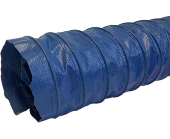 Воздуховод полиэфирный синий PVC-F-300-100/5 (5 м; 100 мм) TEX PVC-F-03-100/5Bl – изображение 2