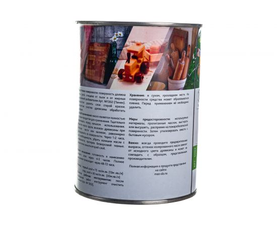 Масло для кухонных аксессуаров и игрушек из дерева MAZ-SLO бесцветное 1 л 8070302 – изображение 2