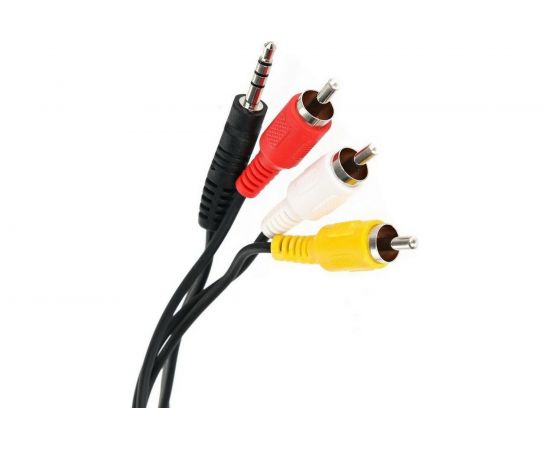 Соединительный кабель VCOM 3.5 Jack /M/ / 3 RCA /M/ CV213-2M – изображение 2